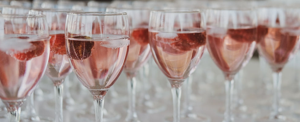 Rose Wine Glasses