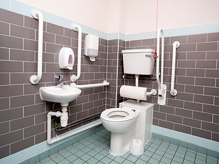 Toilet for people with disabilities