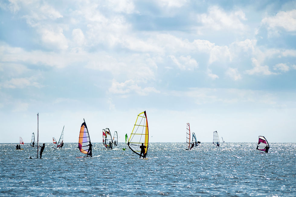 Windsurf en el agua