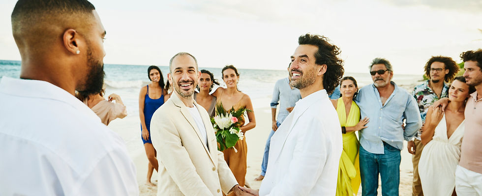 Tropische Strandhochzeit