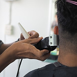 Haarschnitt im Barber Shop
