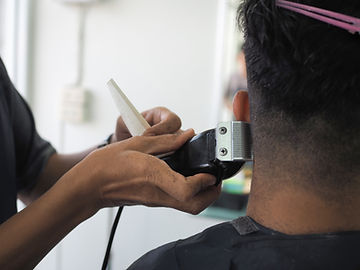 Haircut at Barber Shop