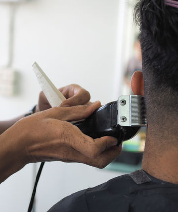 Haircut at Barber Shop