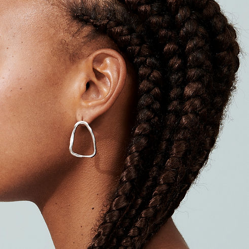 Aretes de plata