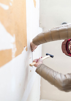 Hanging a Nail on the Wall