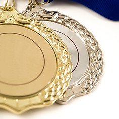 gold and silver medal