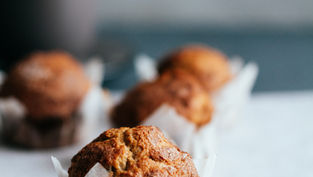 High-Protein Apple Cinnamon Walnut Muffins