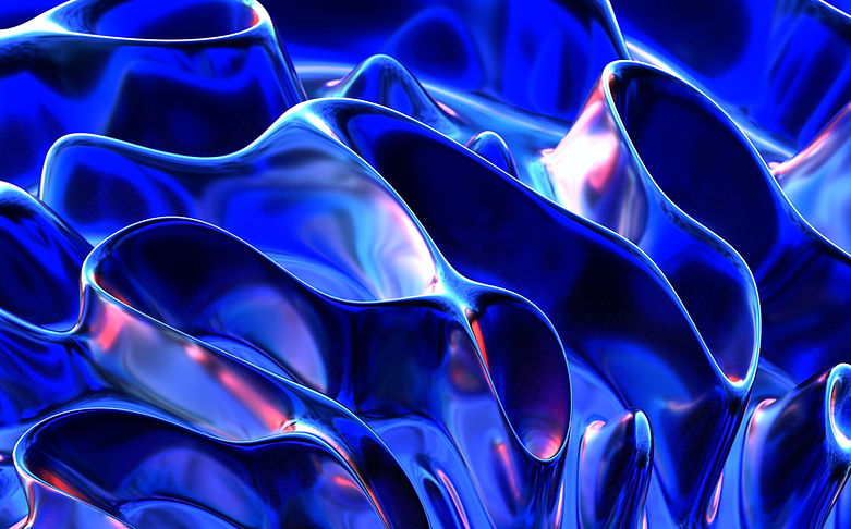 Crateri metallici blu