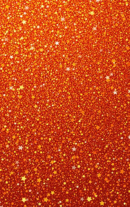 Orange Glitter Background