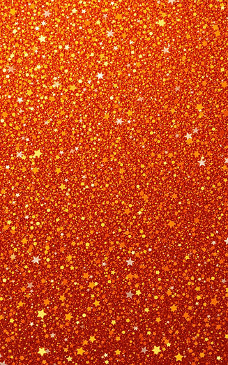 Orange Glitter Background