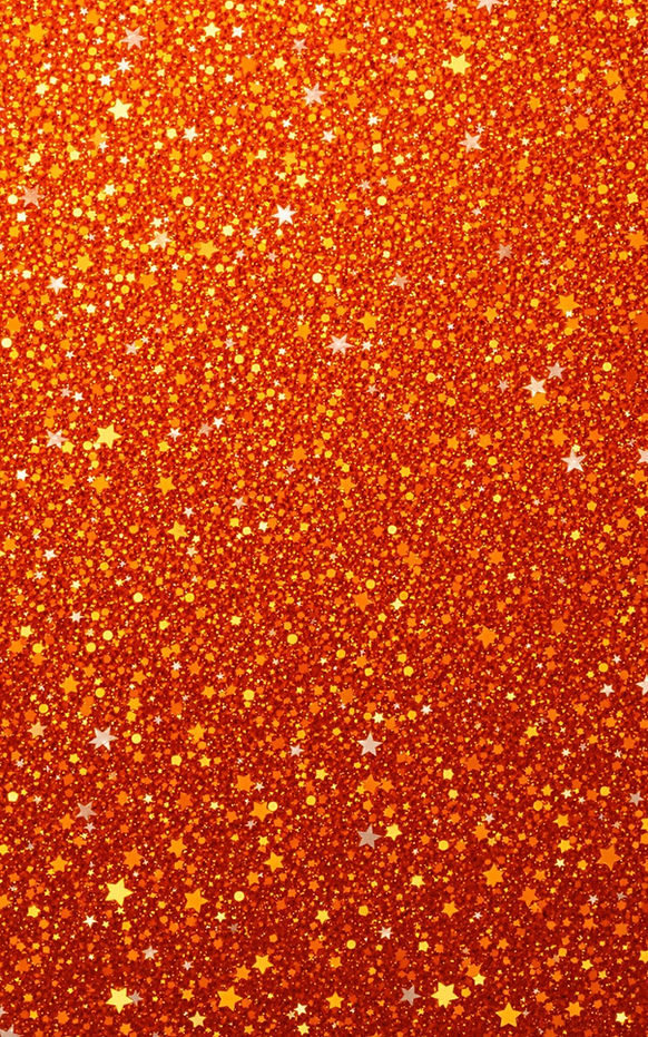 Orange Glitter Background