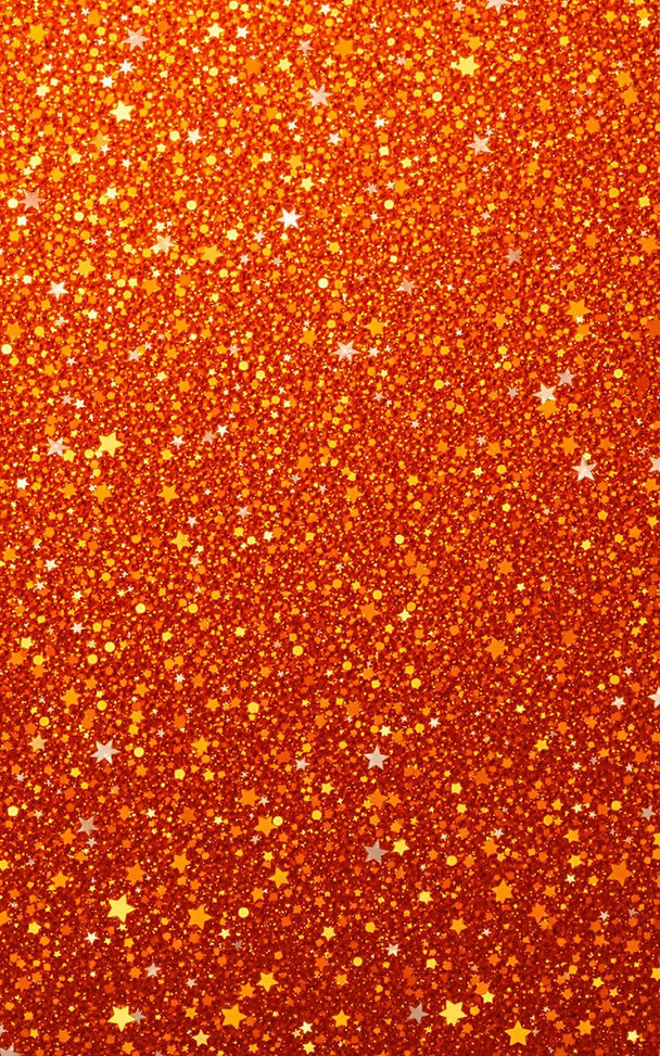 Orange Glitter Background