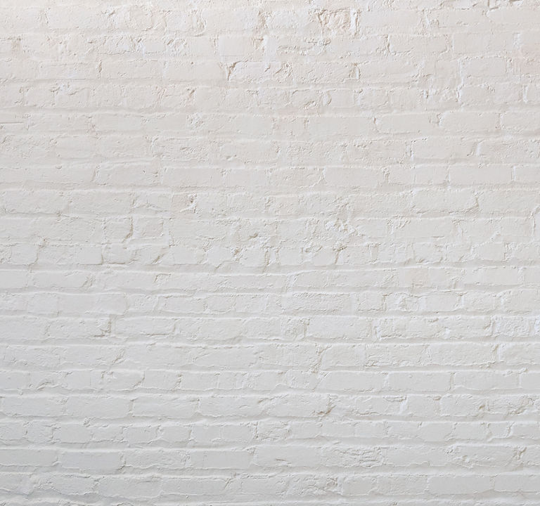 mur de briques blanches