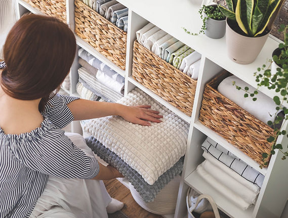 Organized Storage Shelves
