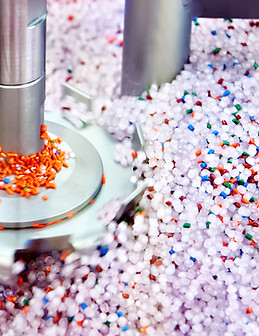 White Plastic Granules