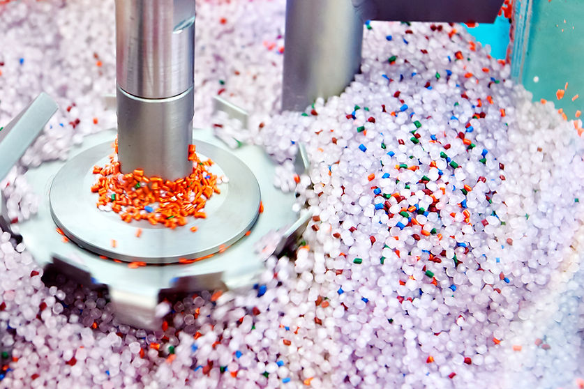 White Plastic Granules