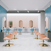 Salon kosmetyczny w stylu retro
