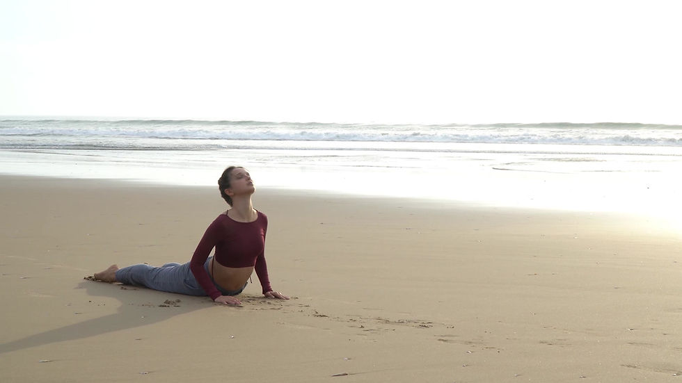 Beach Yoga Poses