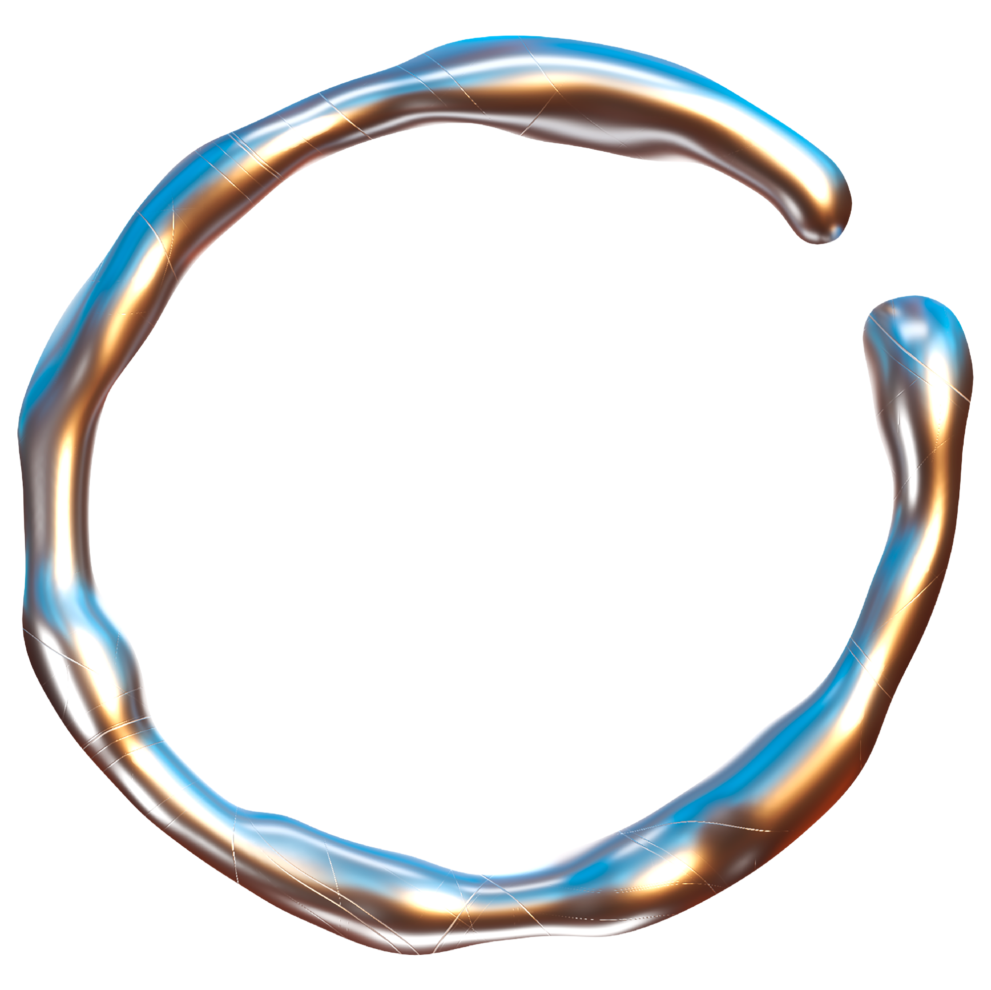Metallic Circular Ring