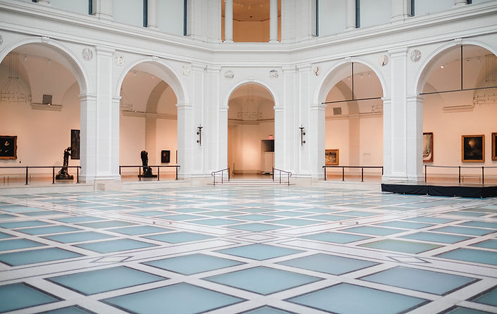 Museumsinnenraum Atrium