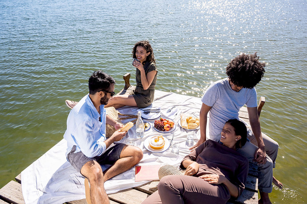 Group Picnic Outdoors