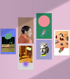 Abstract Art Collage