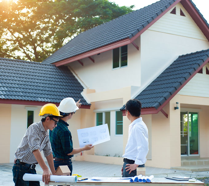 Architects Planning a House