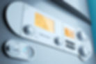 Gas fired boiler control panel