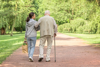 Spazieren im Park