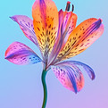 Fleur de lys éclatante