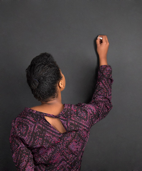 Woman Writing Board