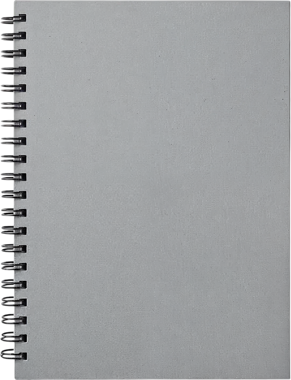 Gray Spiral Notebook