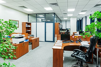 Clean office workspace