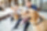 Menschen und Hunde