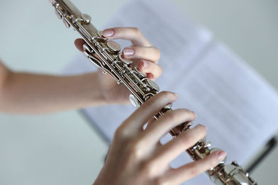 Playing A Flute