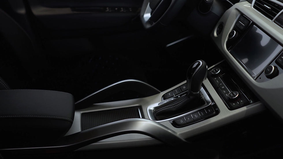 Luxury Car Interior View