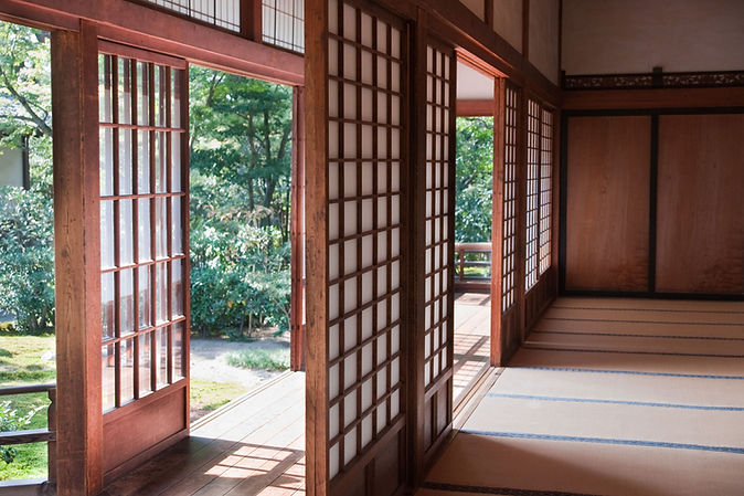 庭園の見える和室