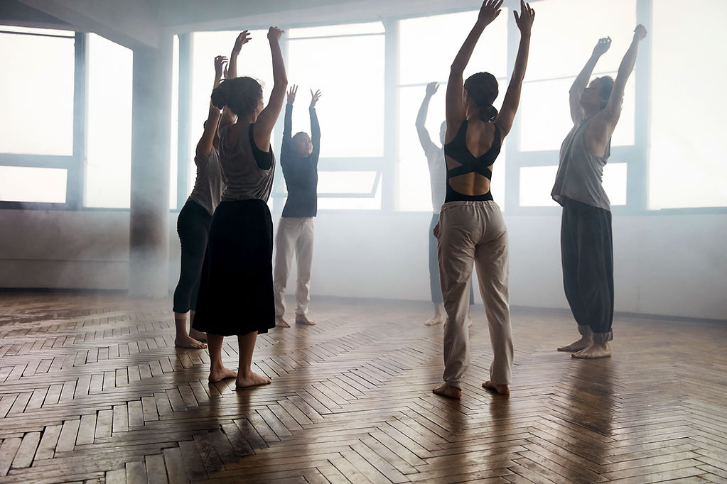 Pratique de la danse en groupe