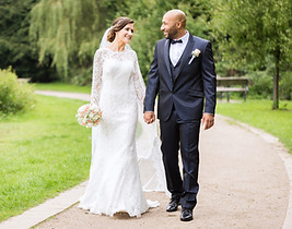 Wedding Couple Outdoors