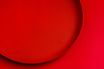 Red Circular Plate