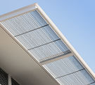 Steel Awning on Modern House