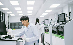 work in laboratorium
