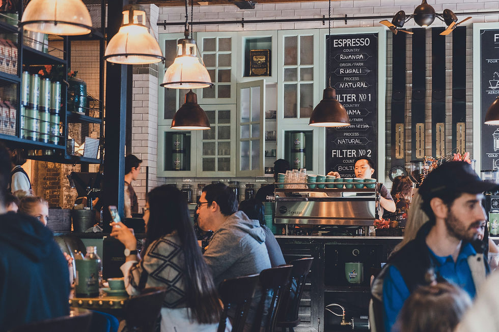 Cafe Interior Scene
