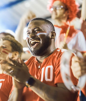 Excited Sports Fans