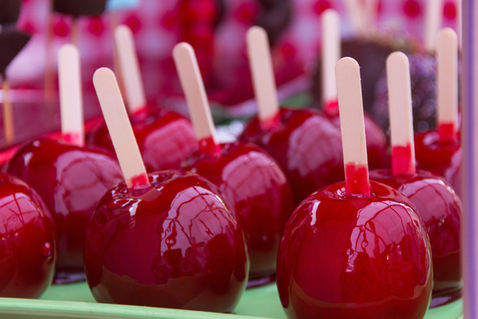 Candy Apples on Sticks