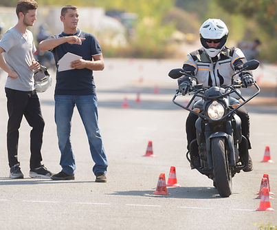 Prueba de motocicleta