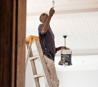 Plafond de peinture