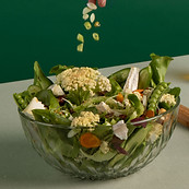 Hand Adding Garnish