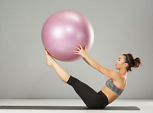 Pink Exercise Ball