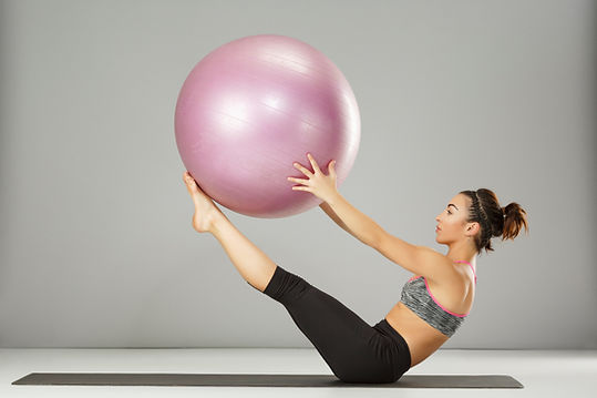 Pink Exercise Ball